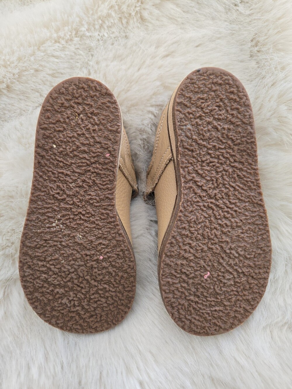 Zimmerman Shoes Flora T-Strap Shoes – Camel Leather | Toddler Size 6 Medium (E) - Picture 3 of 7